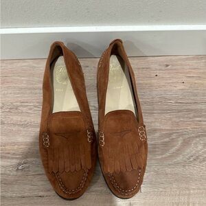Womens size 8 Cole Haan pinch fringe loafers size 8 worn once
